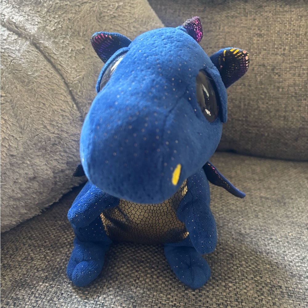 Blue and Gold Dragon Plush Toy Set Ty babies - Picture 5 of 5